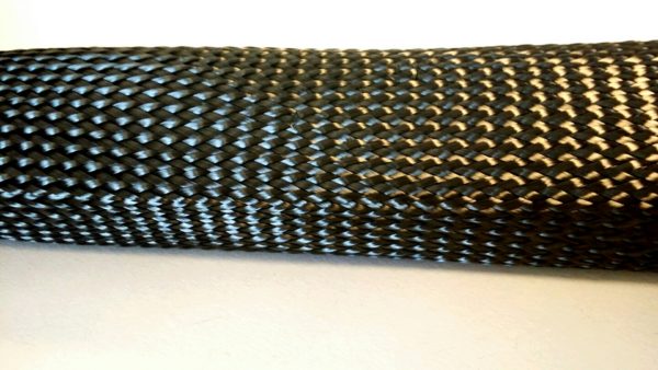 KOLFIBERSTRUMPA D=90MM, 164 G/M, 12K
